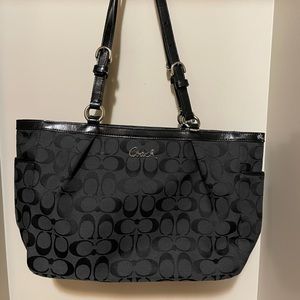 Classic Coach Black Handbag